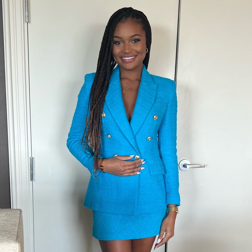 Tweed Blazer Set